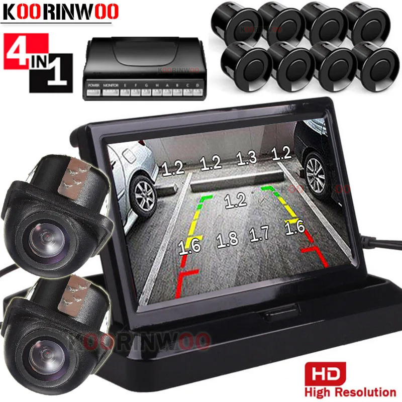 Car Parking Sensor 8 Sensor Front Rear - 쿠린우 듀얼 코어 자동차 주차 센서