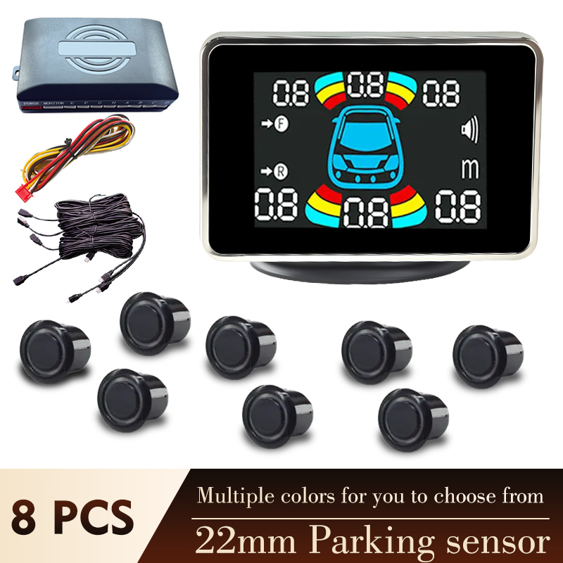 Car Parking Sensor 8 Sensor Front Rear - 8개의 파크트로닉 주차 센서 키트, 전후방