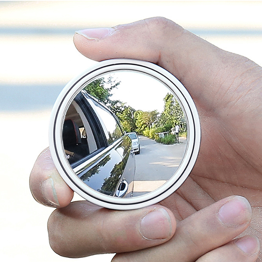 Blind Spot Mirror Wide Angle Convex 2Pcs - 자동차 라운드 프레임 볼록 사각지대 거울,