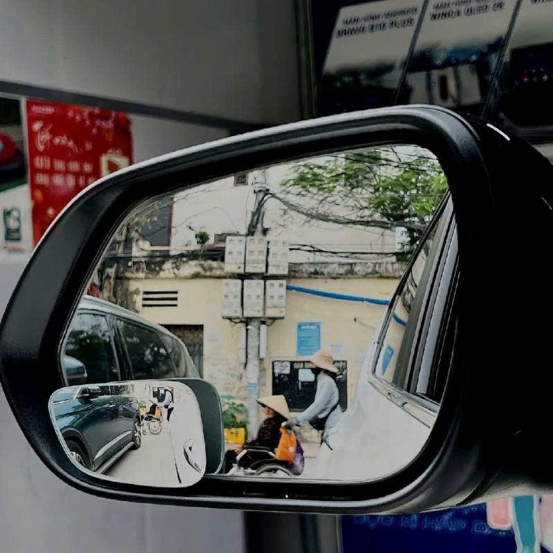 2개입 360도 조절 가능한 사각지대 거울 자동차 보조 - Blind Spot Mirror Wide Angle Convex 2Pcs 리뷰 및 가격