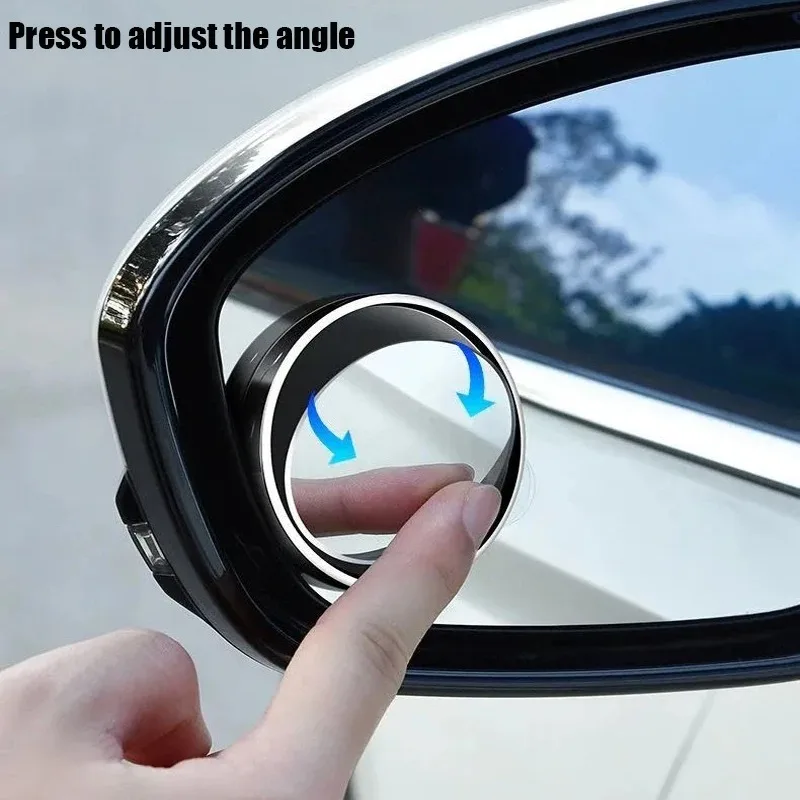 2개입 원형 볼록 광각 자동차 미러, 흡착식 차량 사각 - Blind Spot Mirror Wide Angle Convex 2Pcs 리뷰 및 가격