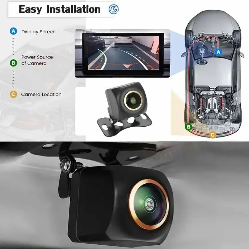 다이내믹 트래젝토리 기능이 있는 어안 렌즈 후방 카메라 - 360 Degree Bird View Car Camera System 리뷰 및 가격