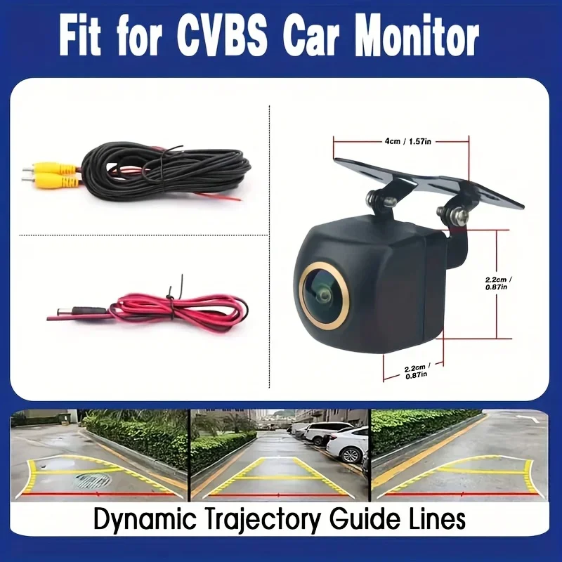 다이내믹 트래젝토리 기능이 있는 어안 렌즈 후방 카메라 - 360 Degree Bird View Car Camera System 리뷰 및 가격