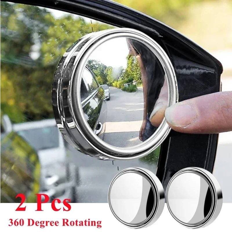 차량용 원형 프레임 볼록형 사각지대 거울 2개, 360 - Blind Spot Mirror Wide Angle Convex 2Pcs 리뷰 및 가격