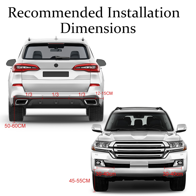 8개의 파크트로닉 주차 센서 키트, 전후방 주차 감지기 - Car Parking Sensor 8 Sensor Front Rear 리뷰 및 가격