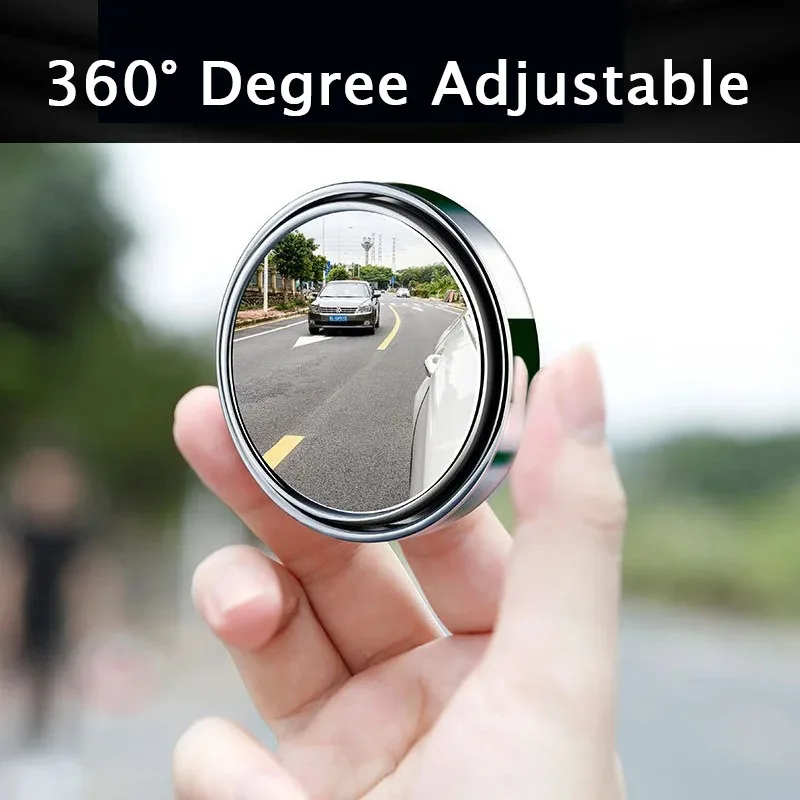 360 도 조절 가능한 사각 지대 거울, 자동차 보조  - Blind Spot Mirror Wide Angle Convex 2Pcs 리뷰 및 가격