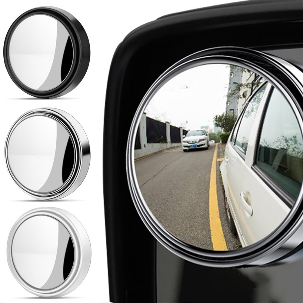 자동차 라운드 프레임 볼록 사각지대 거울, 360 도  - Blind Spot Mirror Wide Angle Convex 2Pcs 리뷰 및 가격
