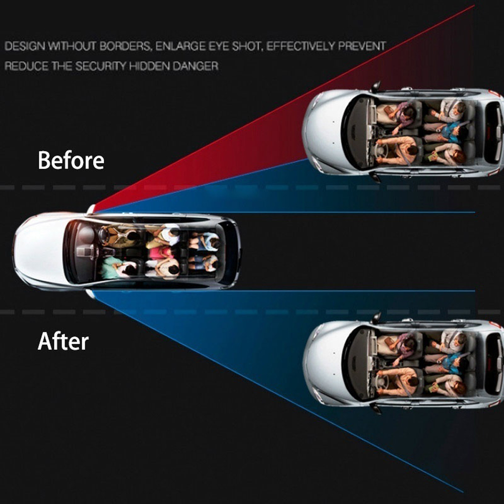 자동차 라운드 프레임 볼록 사각지대 거울, 360 도  - Blind Spot Mirror Wide Angle Convex 2Pcs 리뷰 및 가격