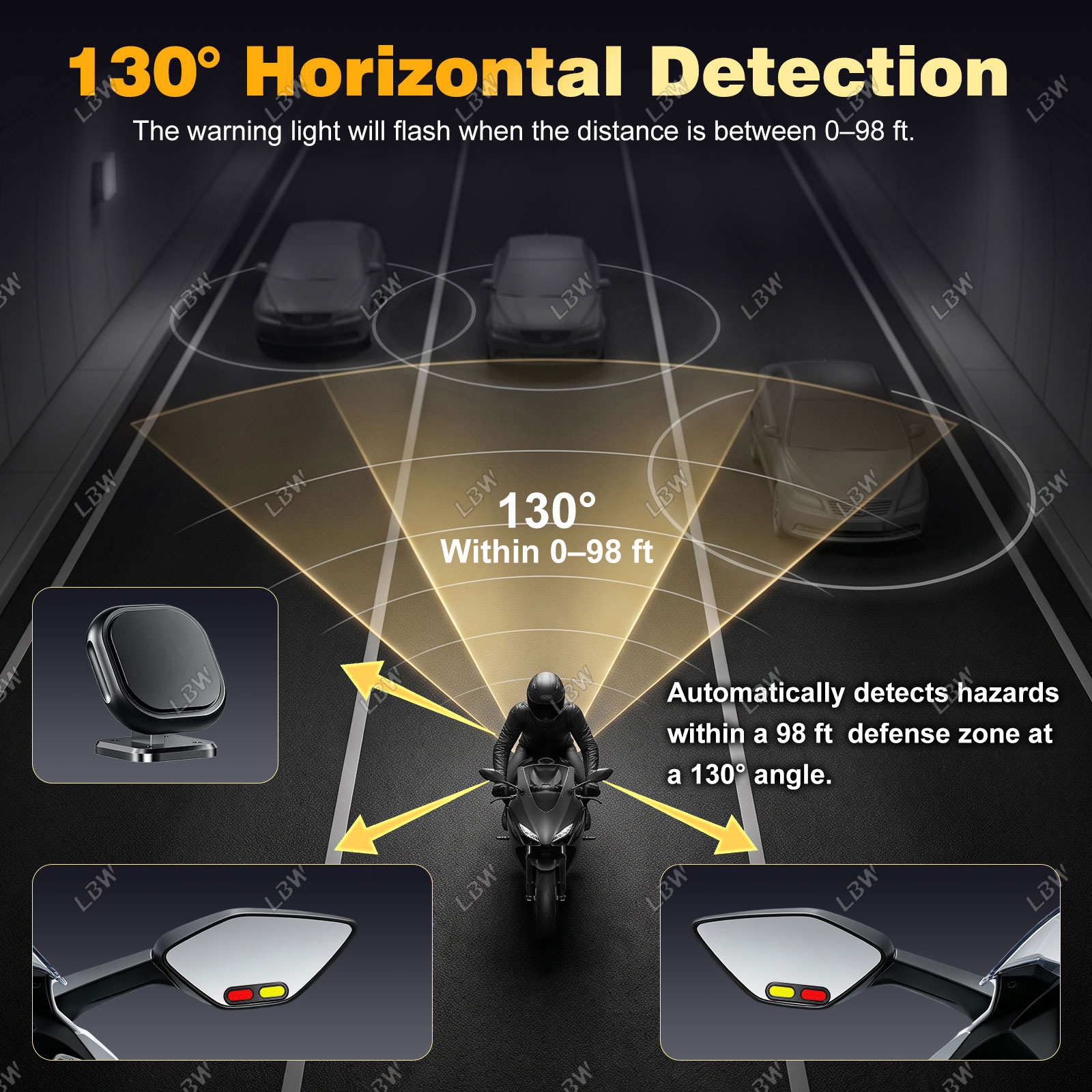 BSD01 오토바이 BSD 안전 시스템 24GHz 레이 - Blind Spot Detection System 24Ghz Radar 리뷰 및 가격
