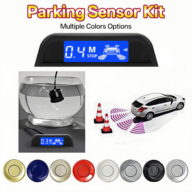 히프크론 주차 센서 키트 자동차 후진 주차 디스플레이  - Parking Sensor Buzzer Display Indicator 리뷰 및 가격