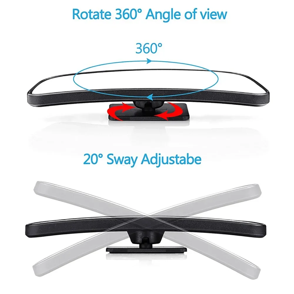 2개 조절 가능 사각지대 미러 자동차 보조 백미러 볼록 - Blind Spot Mirror Wide Angle Convex 2Pcs 리뷰 및 가격